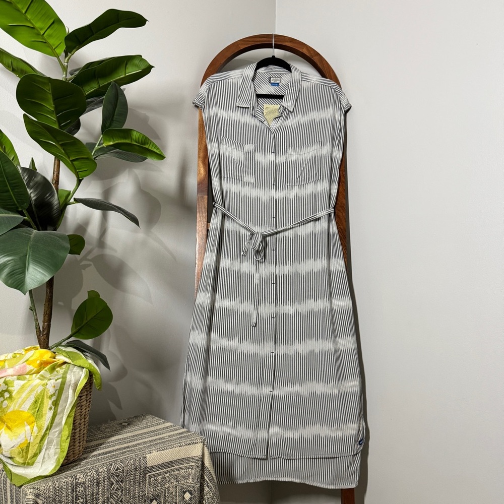 Kavu Gray Sleeveless A-Line Dress